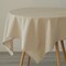Deerlux 100% Pure Linen Washable Tablecloth Solid Color